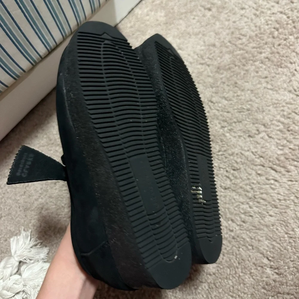 Clarks Originals Black Suede Platfroms